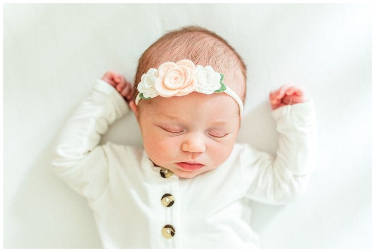 a little sister makes four | fairview heights newborn photographer